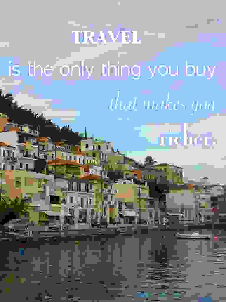 Travel quotes, travel makes you richer