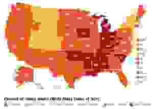 2012 US obesity rates state by state