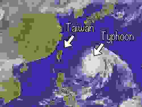 Taiwan vs Typhoon