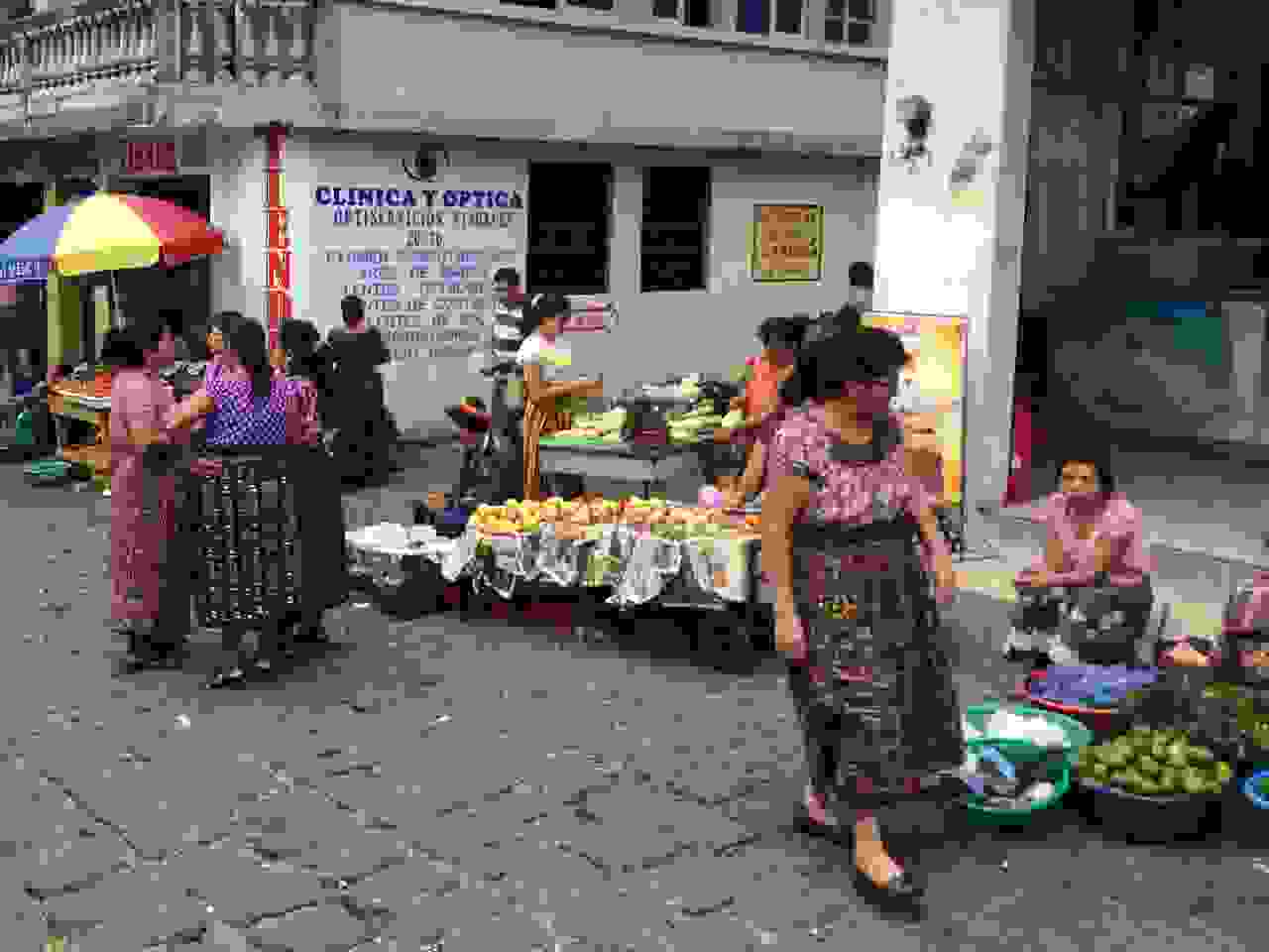 Santiago Atitlán street market
