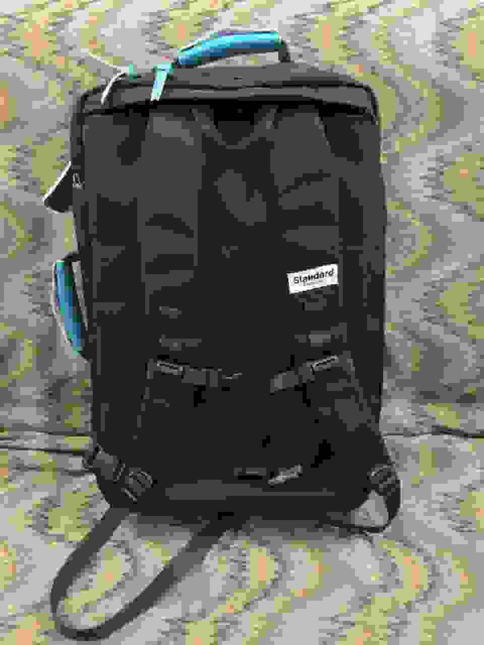 Standard Luggage backpack straps