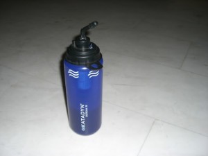 Backpacking water purifier in a water bottle!