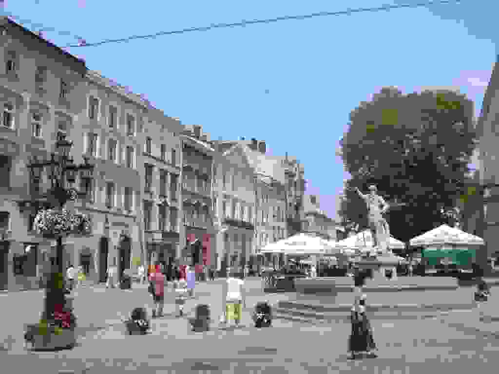 Lviv town square, Lviv, Ukraine