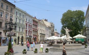 Lviv town square, Lviv, Ukraine