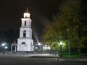 Moldovan church tower, Chisinau, Moldova