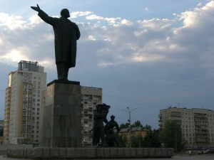 Lenin statue, Nizhniy Novgorod, Russia