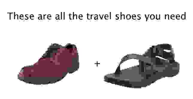 Best travel shoe setup for men