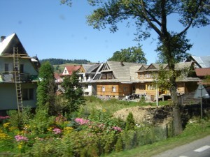 Houses in Zakopane, Poland