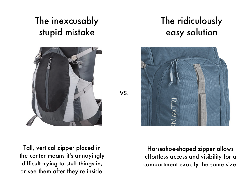 detachable rucksack side pockets