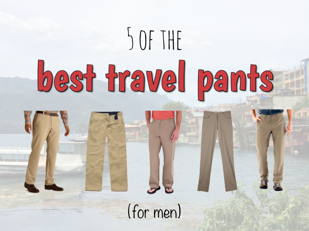 mens travel dress pants