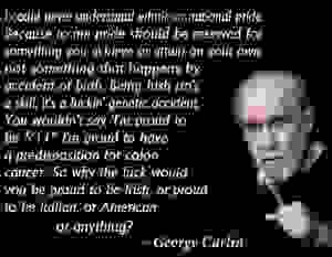 George Carlin patriotism quote