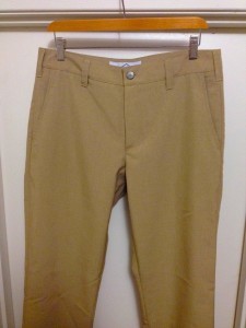 Bluffworks travel pants front view