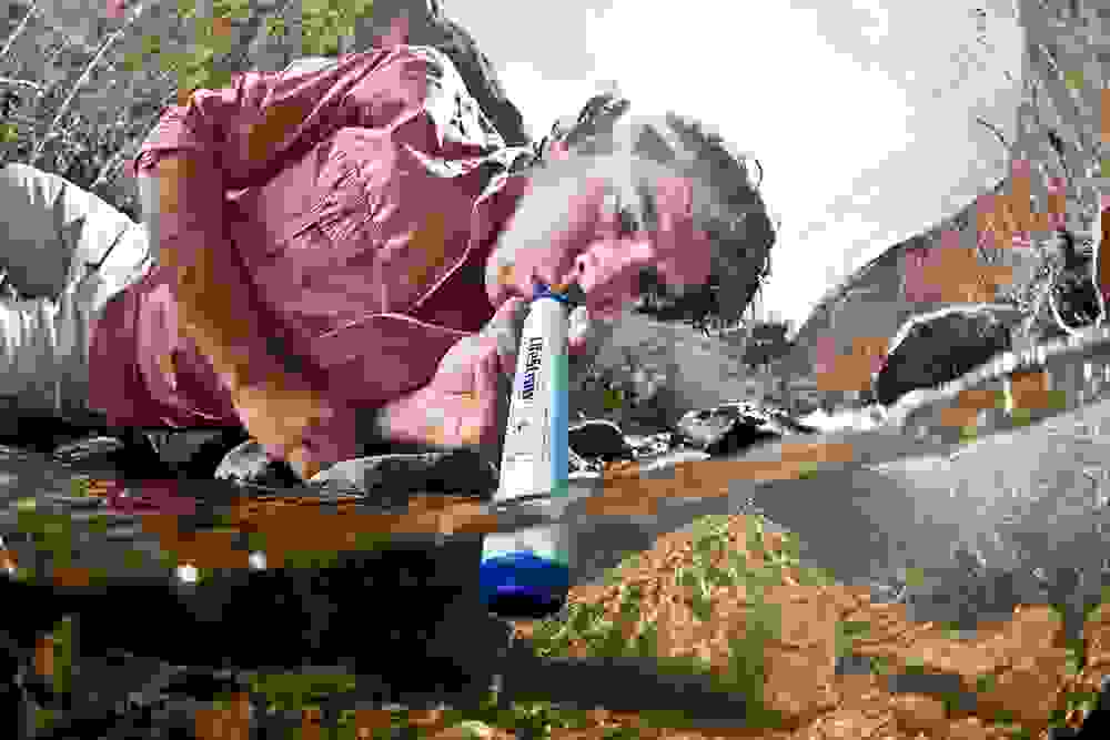 Drinking from the Lifestraw