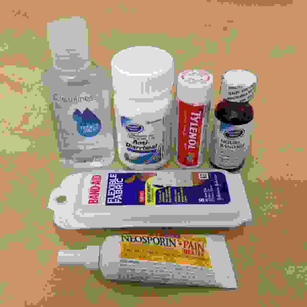 Basic first aid supplies