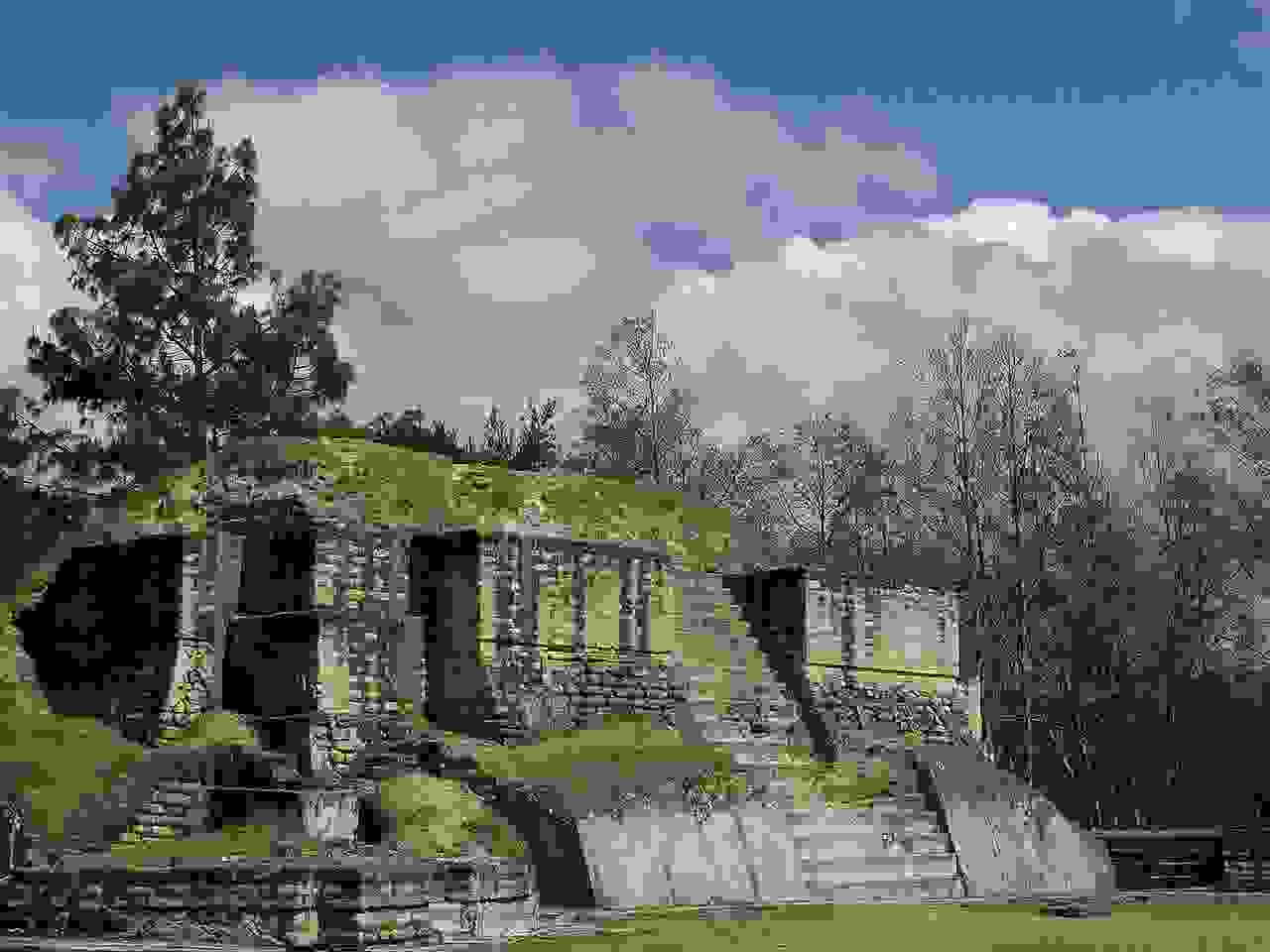 Iximche pyramid