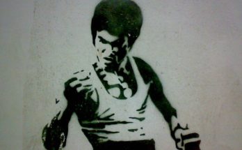 Bruce Lee graffiti