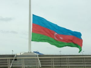 Baku flagpole