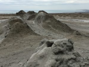 Mud volcano closeup