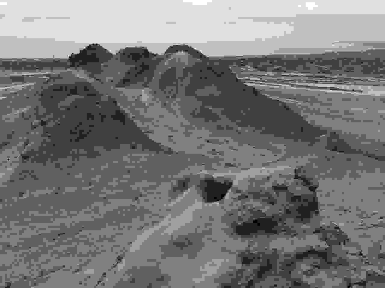 Mud volcano closeup