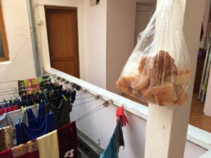 Hanging bread