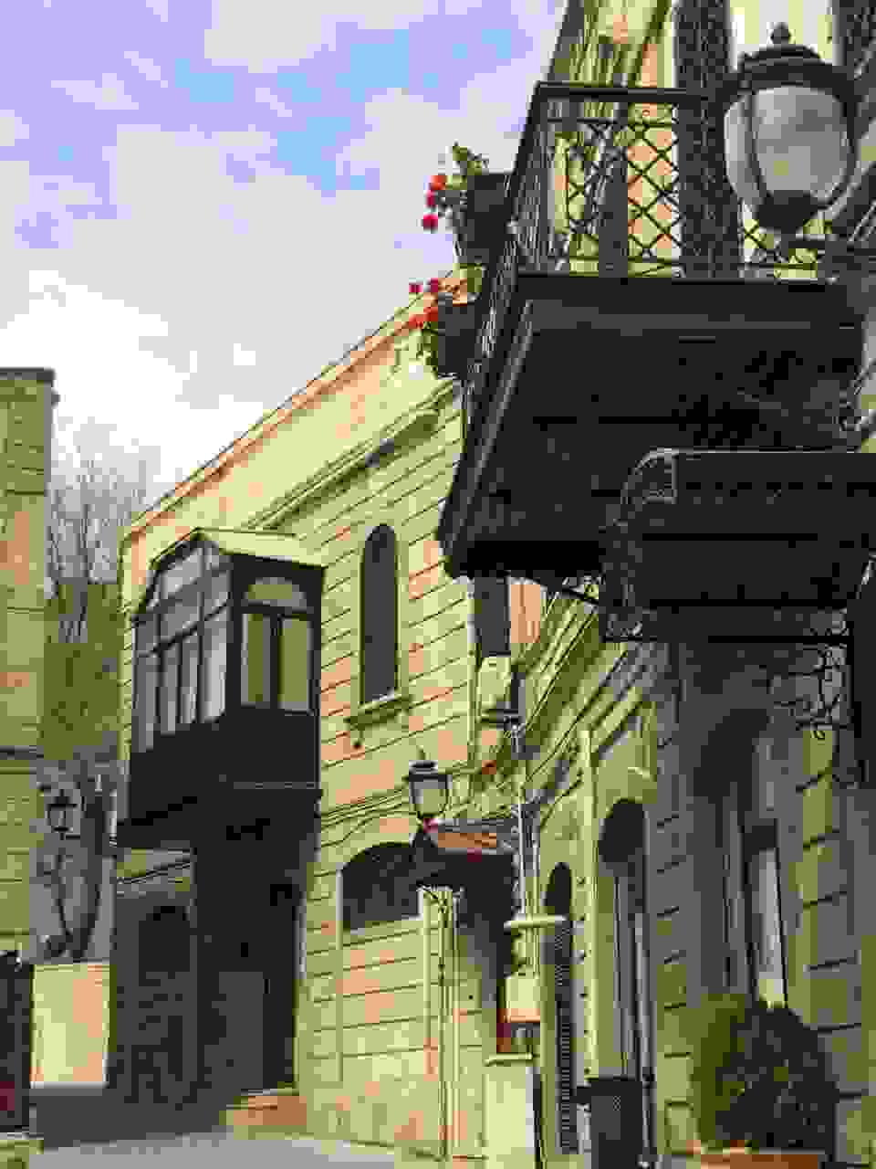 Baku streets and balconies