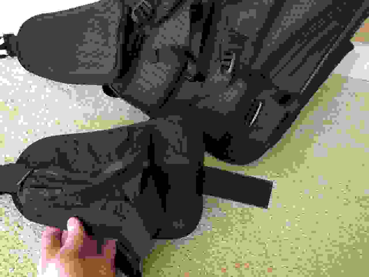 Tortuga Outbreaker Backpack hip belt detached