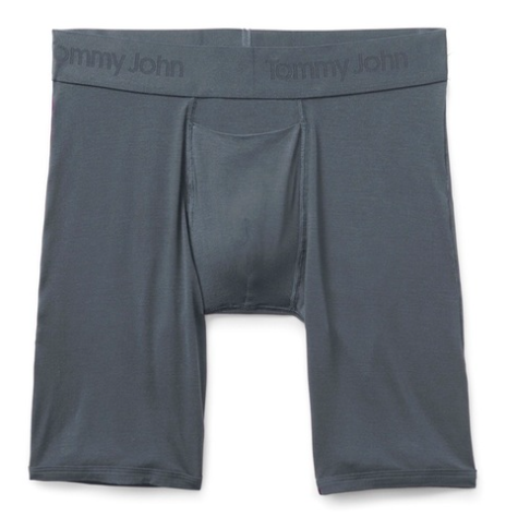 Tommy John Underwear Second Skin Boxer Briefs Blue Solid Size