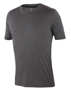 Ibex Essential silk and merino wool v-neck t-shirt