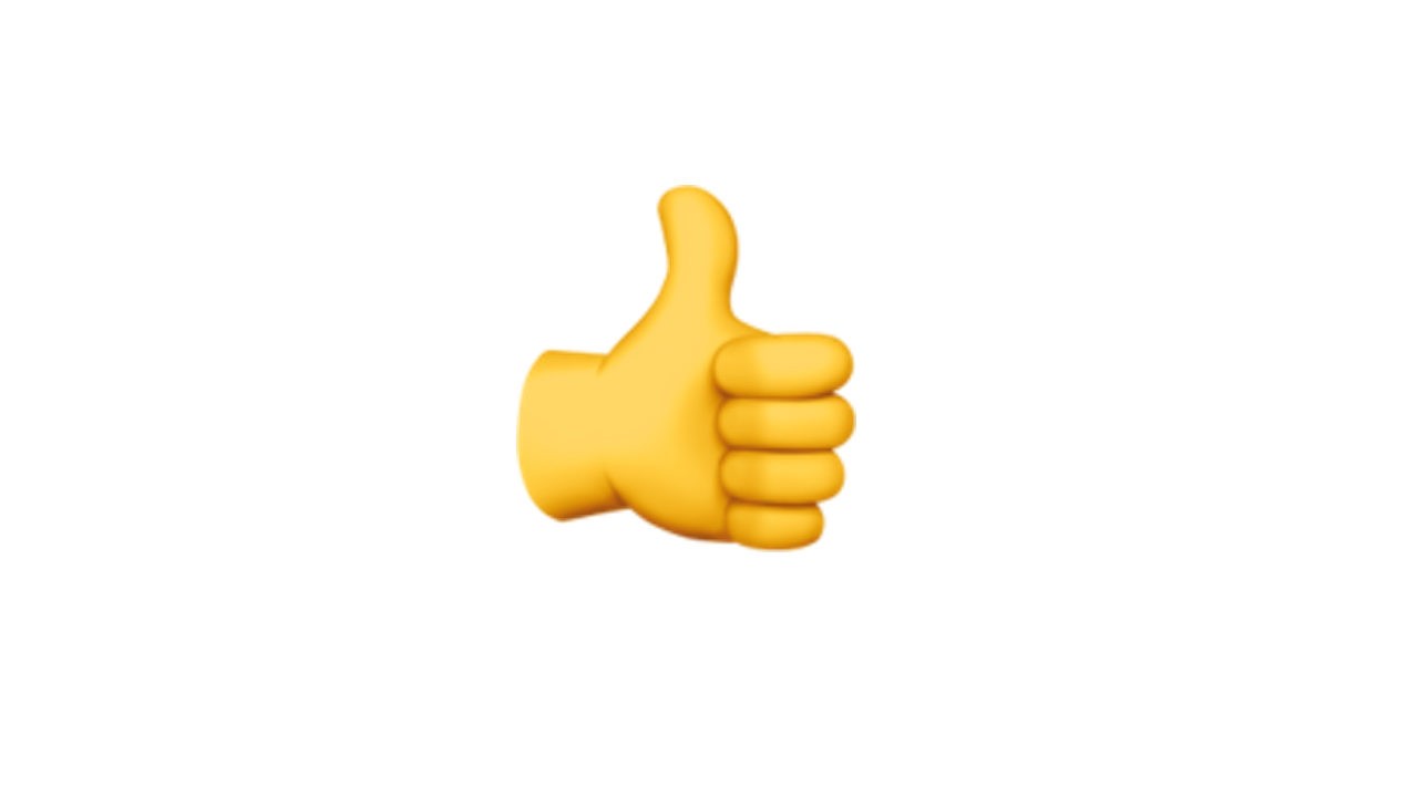 thumbs up emoji transparent shocked meme transparent